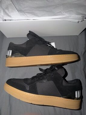 Jimmy Choo Florent Black and Honey Sneakers Size 8M